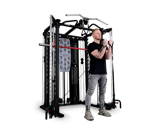 Силовой тренажер Ultra Gym INSPIRE SCS. Машина Смита с грузоблоками и турником фото5