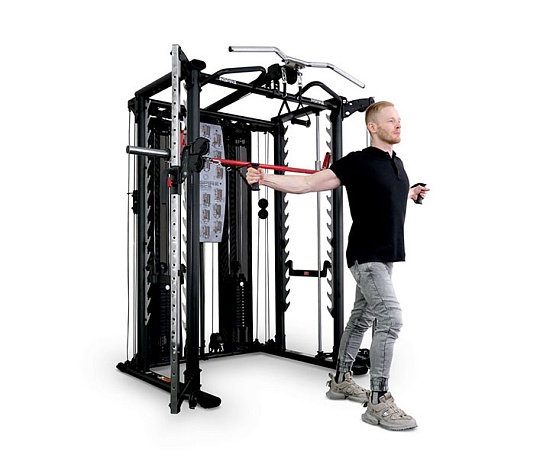 Силовой тренажер Ultra Gym INSPIRE SCS. Машина Смита с грузоблоками и турником фото3