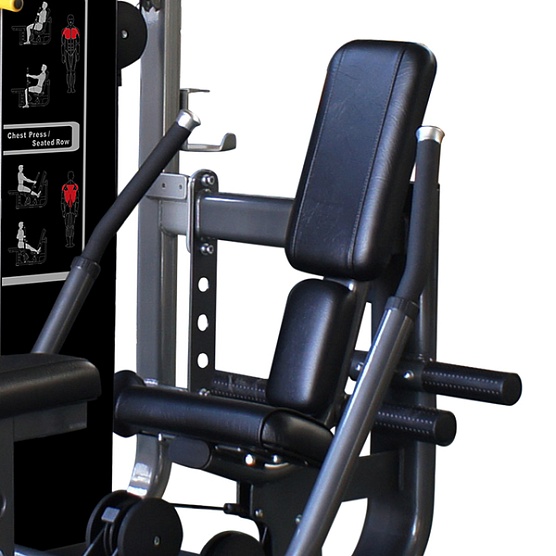 Грузоблочный тренажер Spirit Fitness DWS101-U2 Жим от груди/гребная тяга фото2
