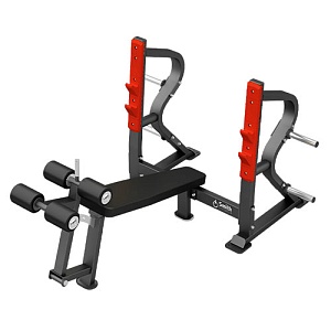 Силовой тренажер Smith Fitness Excellence DH028 Олимпийская скамья с отрицательным наклоном для жима
